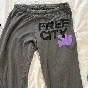 Free City Full-Length Grey Joggers